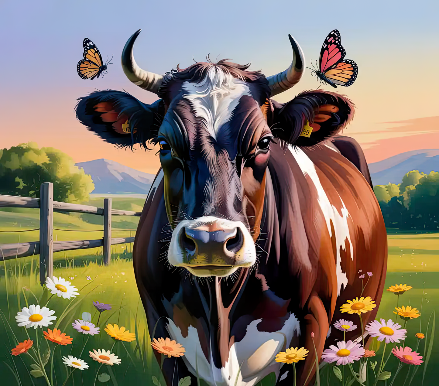 Coverpaper Country Cow 10er Pack
