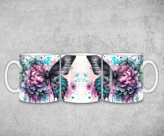 Tasse Floral Butterfly