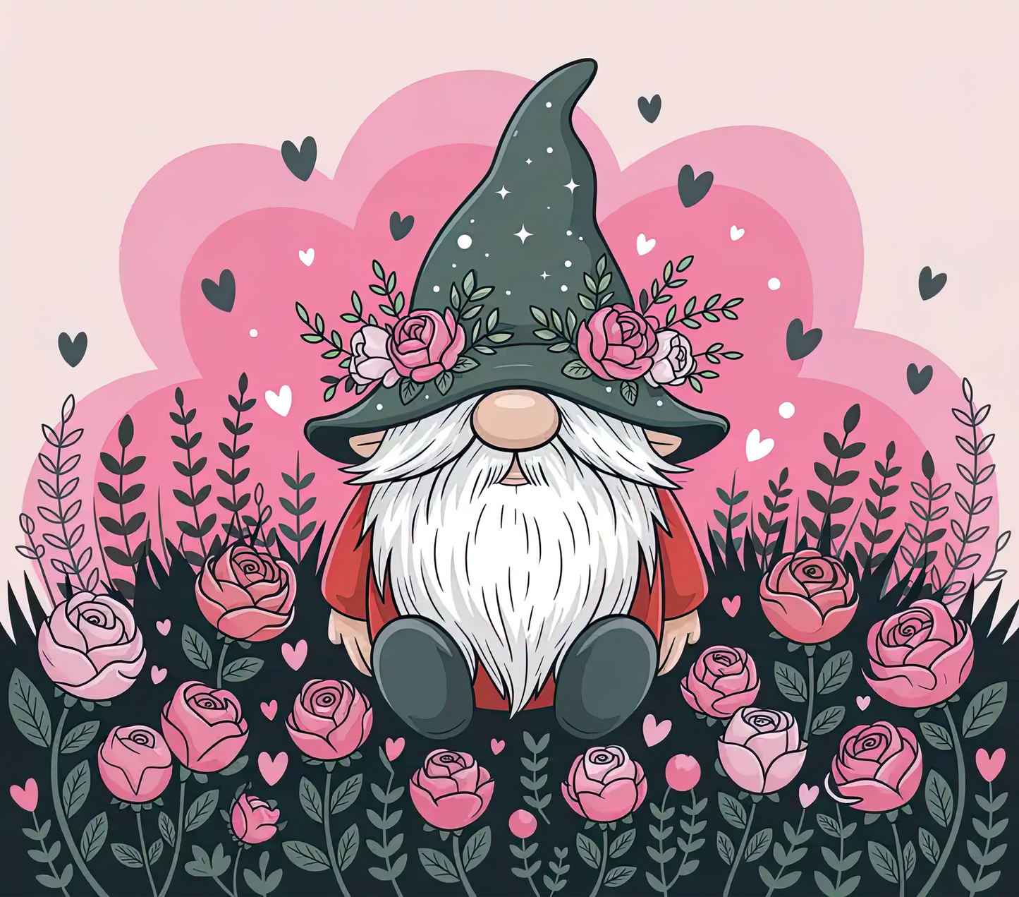 Coverpaper Flower Gnome 10er Pack