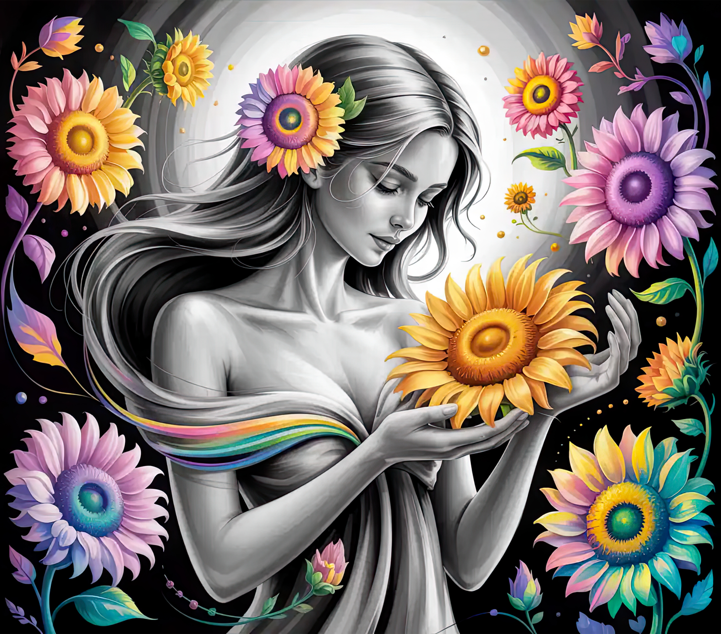 Coverpaper Sunflower Goddess 10er Pack