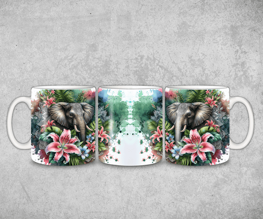 Tasse Tropical Elephant
