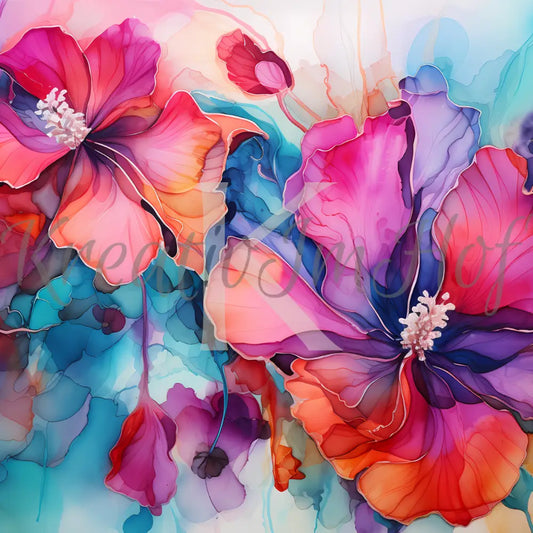 Coverpaper Aquarell Party 10er Pack