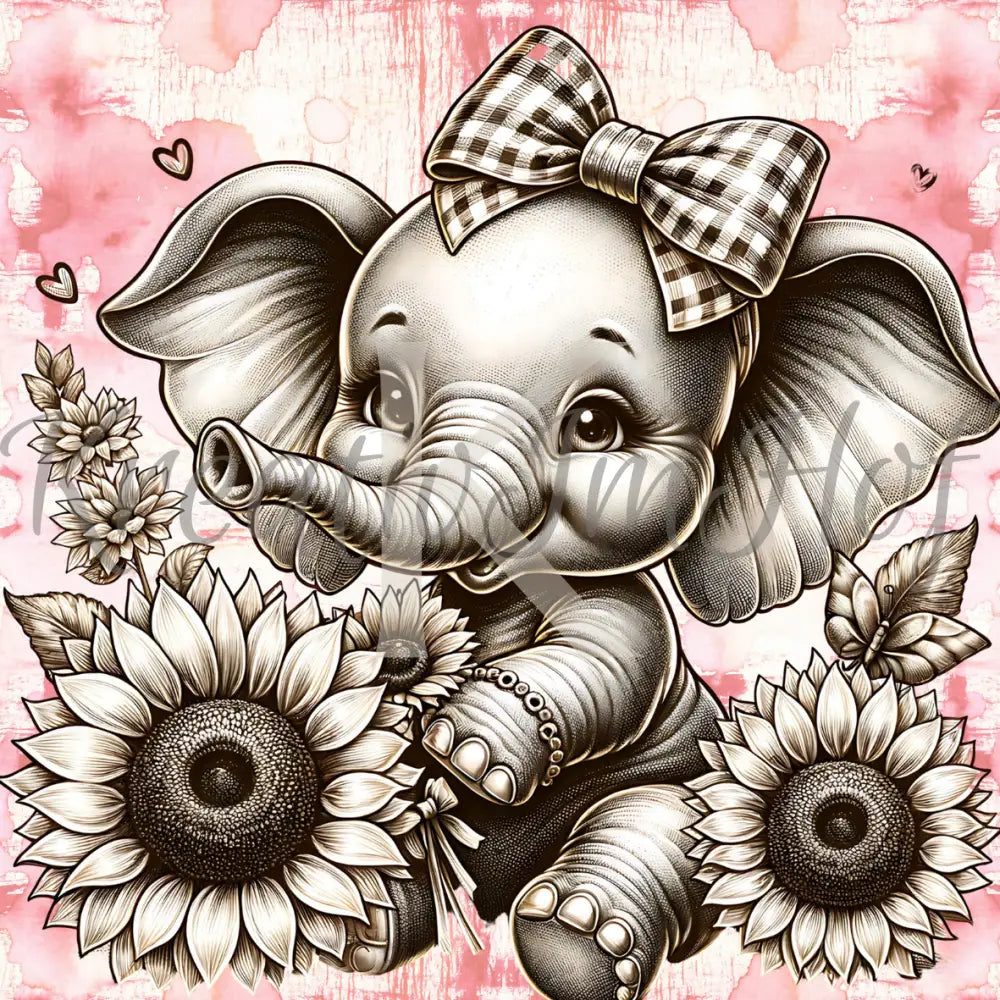 Coverpaper Babyelefant 10er Pack