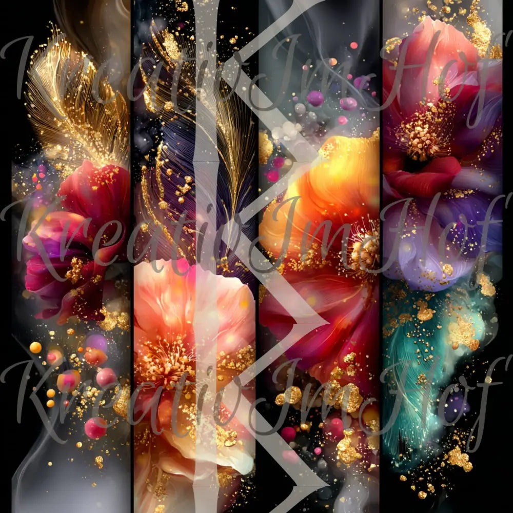 Coverpaper Blumenquattro 10er Pack