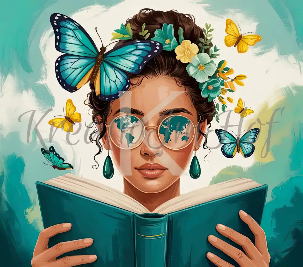 Coverpaper Book Lover Girl 10er Pack