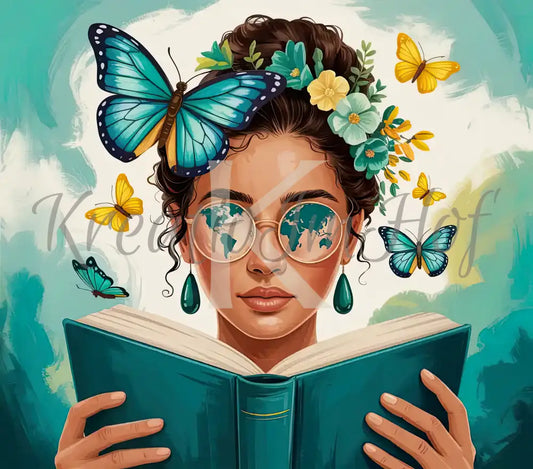 Coverpaper Book Lover Girl 10er Pack