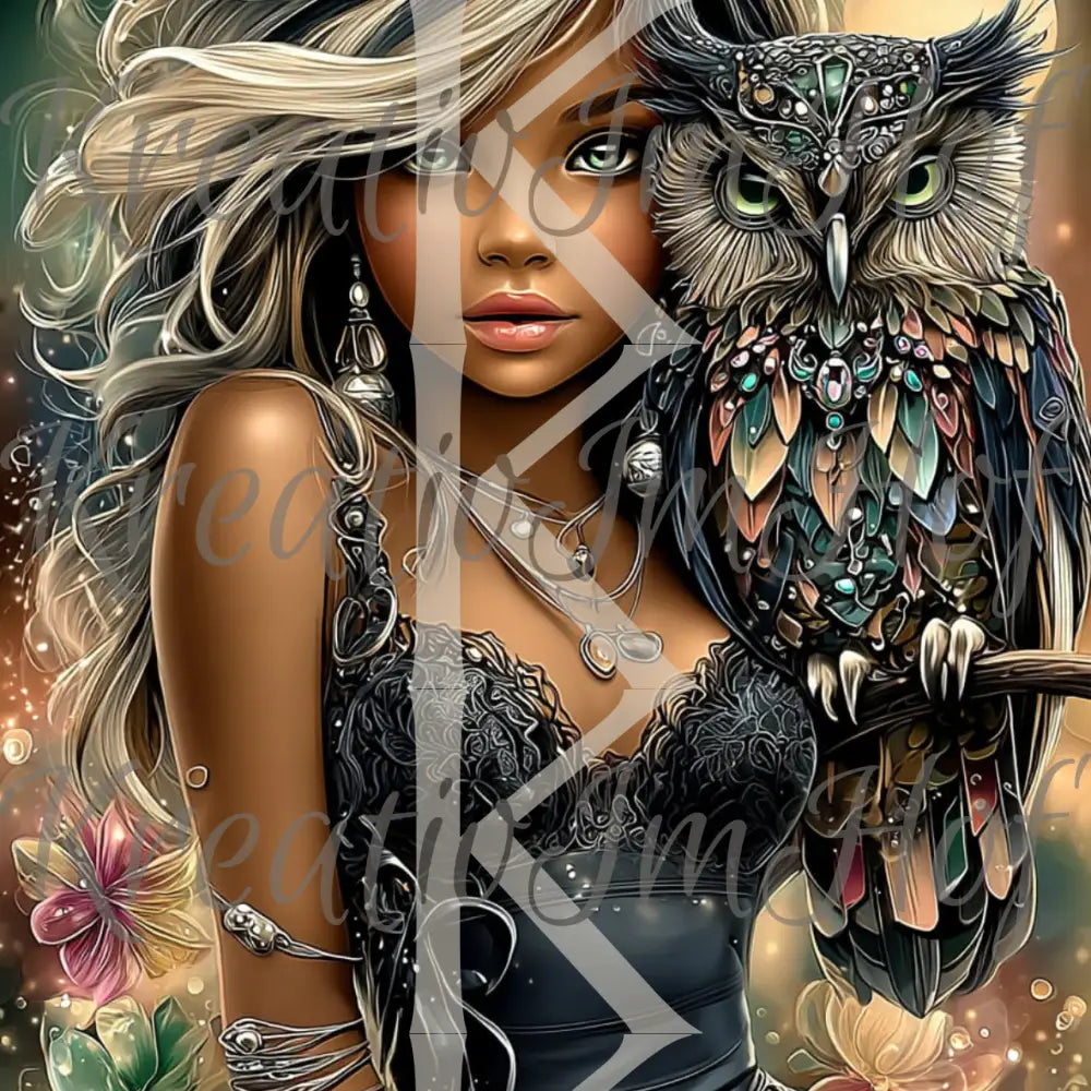 Coverpaper Daria und die Eule 10er Pack