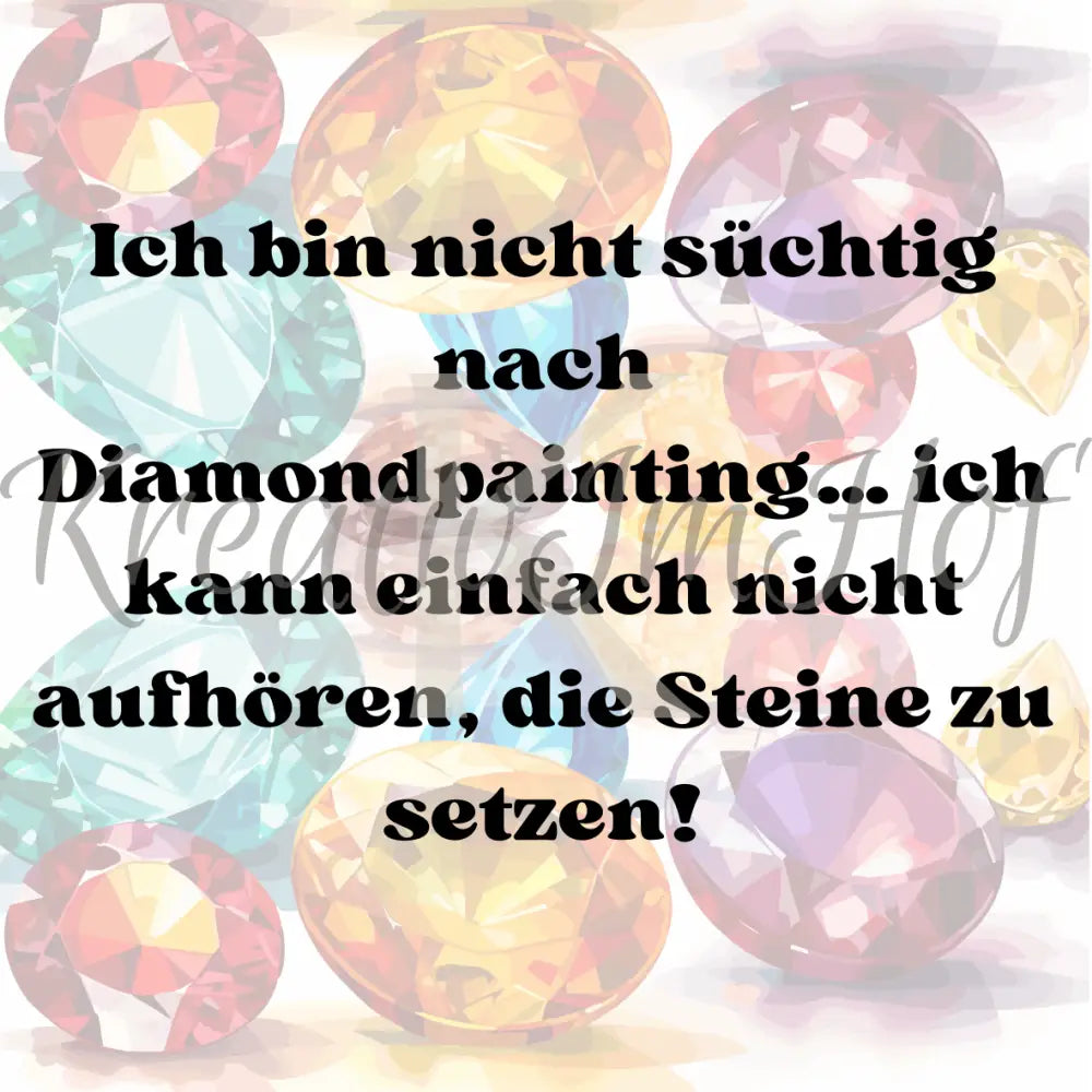 Coverpaper Diamant nicht süchtig 10er Pack