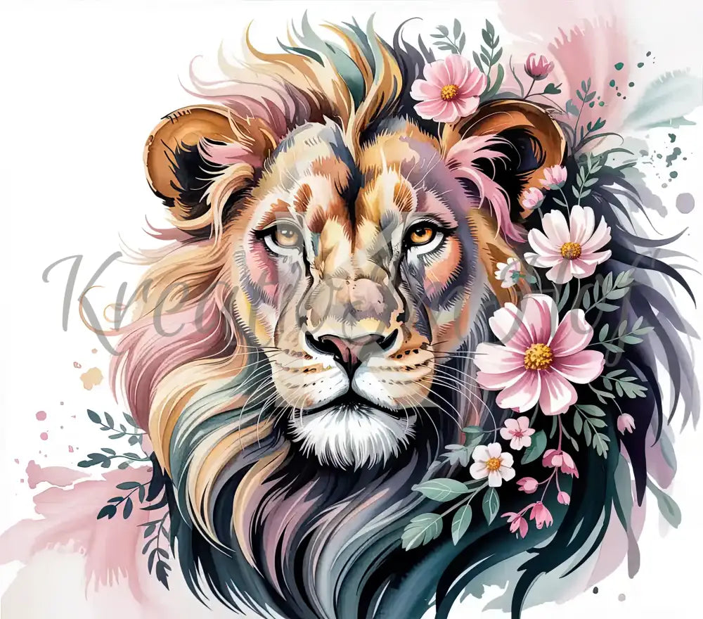 Coverpaper Floral Lion 10er Pack