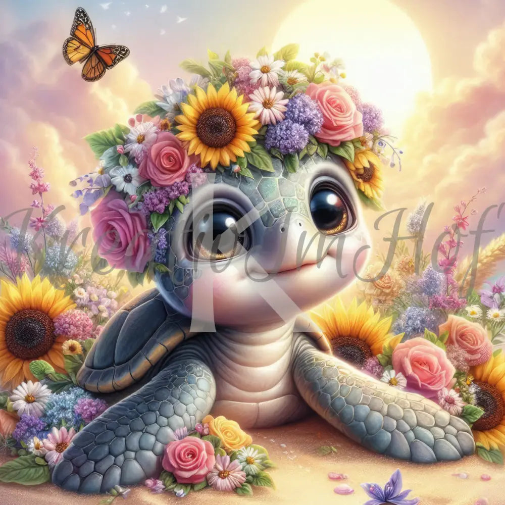 Coverpaper Frühlings Schildkröte 10er Pack