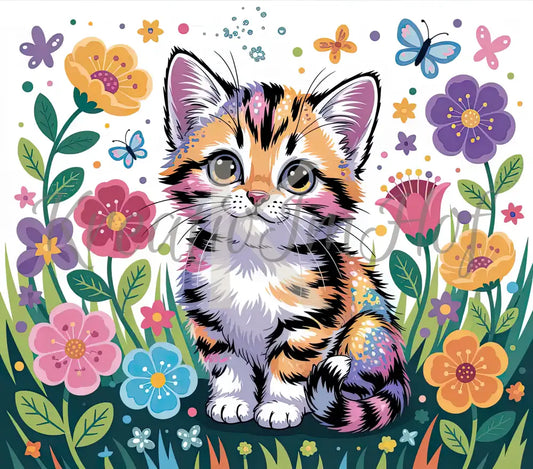 Coverpaper Kawaii Kitten 10er Pack