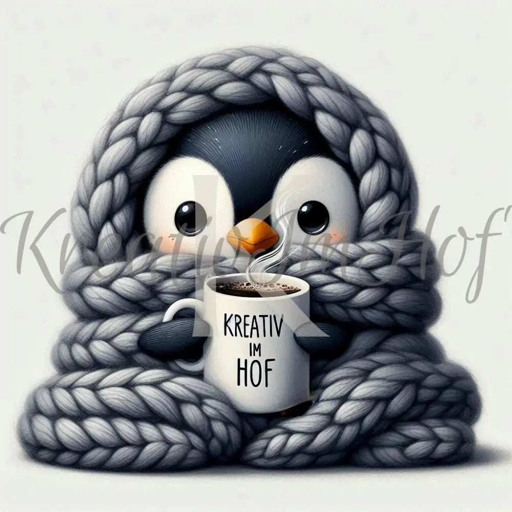 Coverpaper KreativImHof Pinguin 10er Pack