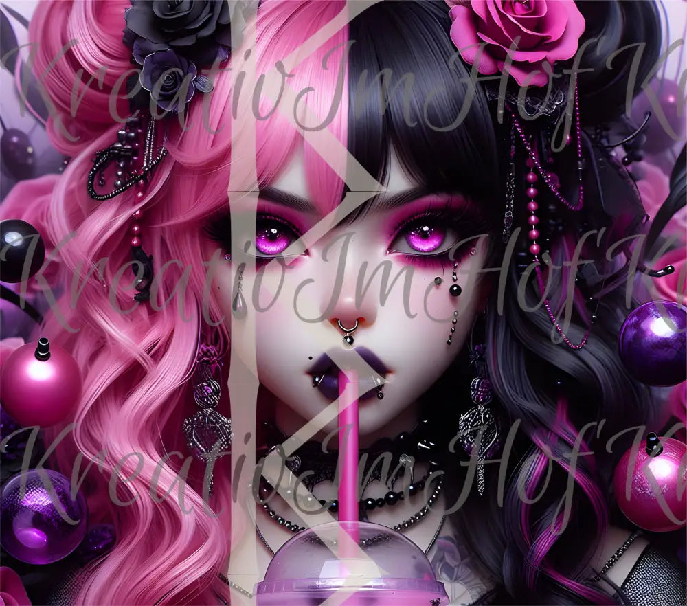Coverpaper Pink & Black 10er Pack