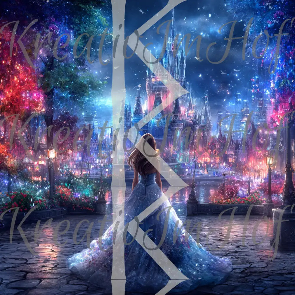 Coverpaper Prinzessin bei Nacht 10er Pack