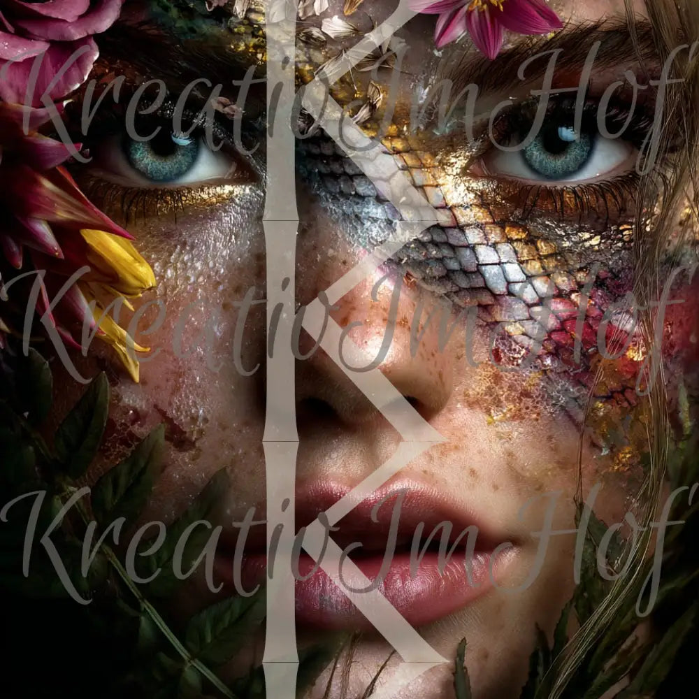 Coverpaper Schlangenfrau 10er Pack