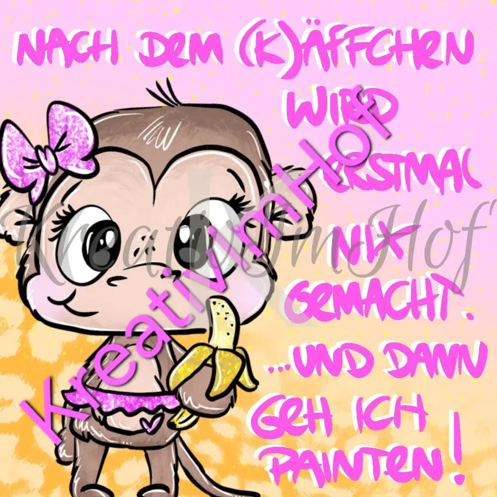 Coverpaper Schnubbi Affenmädchen 10er Pack