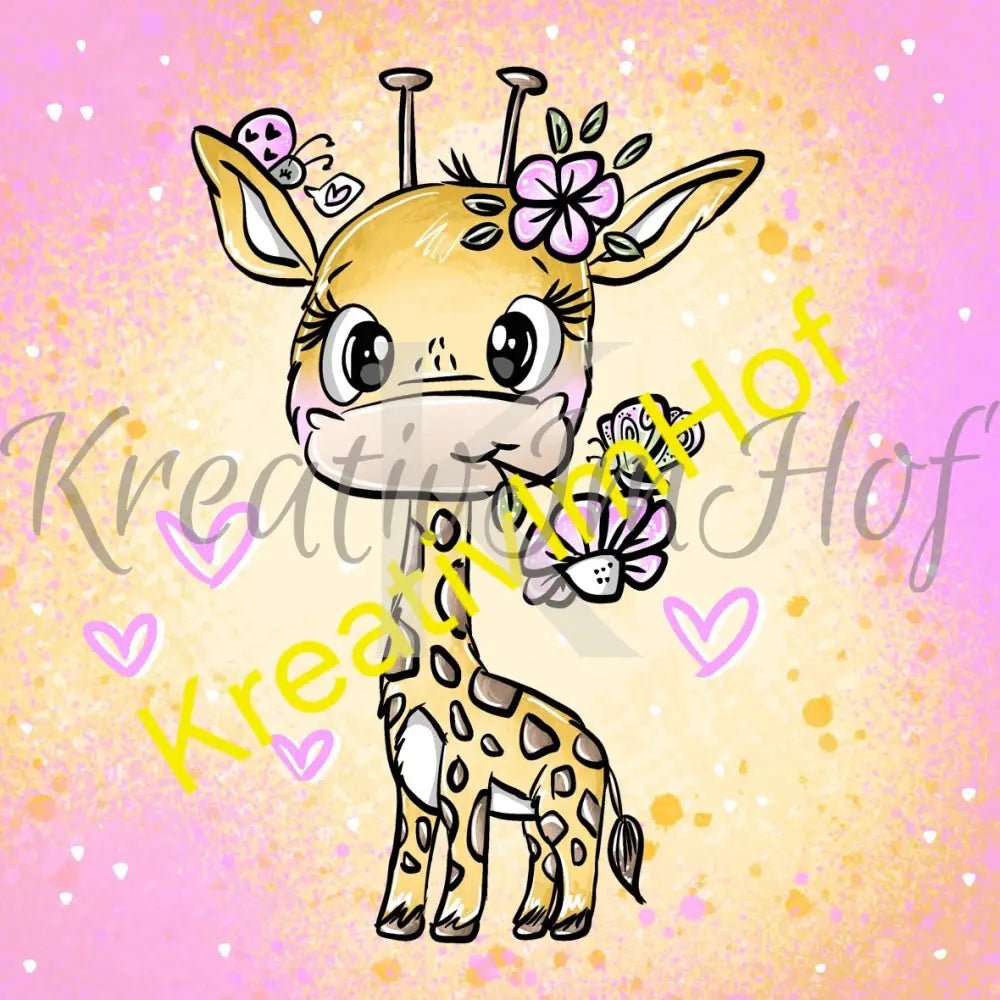 Coverpaper Schnubbi Blumengiraffe 10er Pack