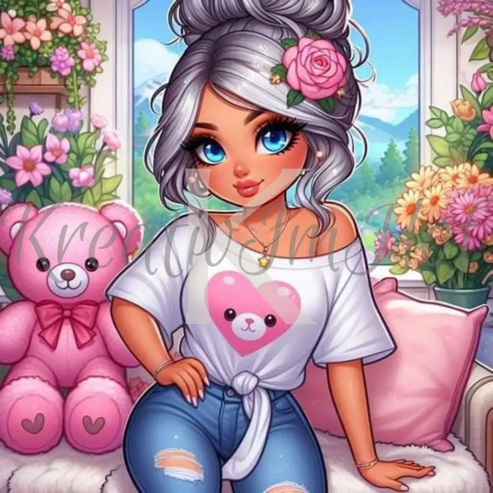 Coverpaper Spring Girl 10er Pack