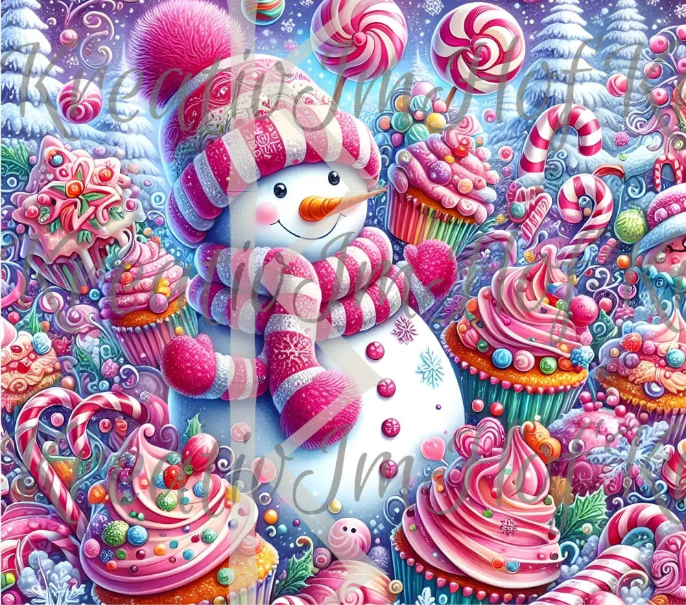 Coverpaper süßer Schneemann 10er Pack
