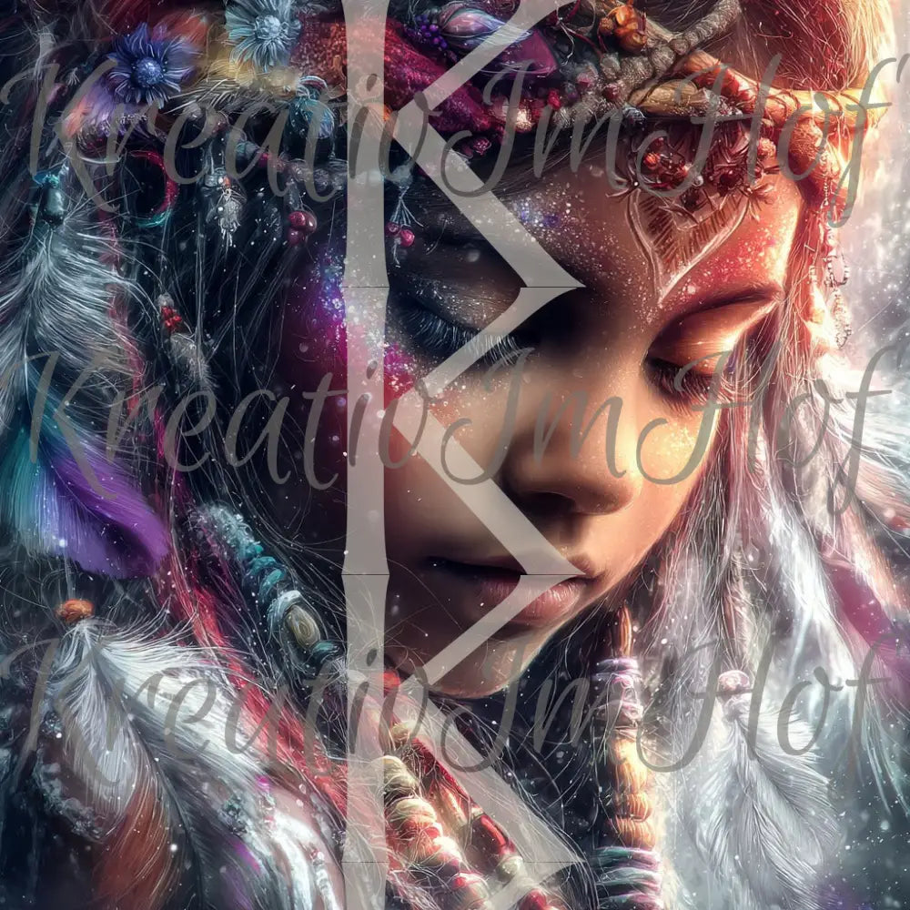 Coverpaper Traumfänger Mädchen 10er Pack