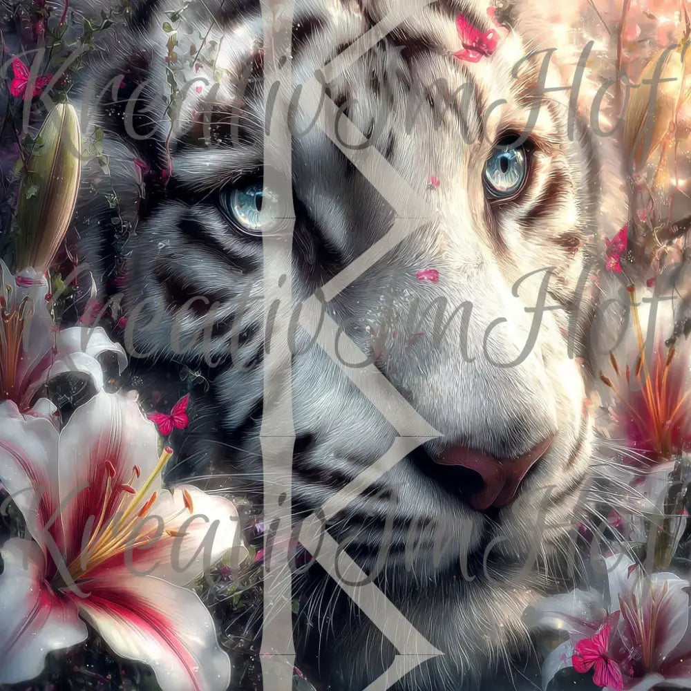 Coverpaper weisser Lillientiger 10er Pack