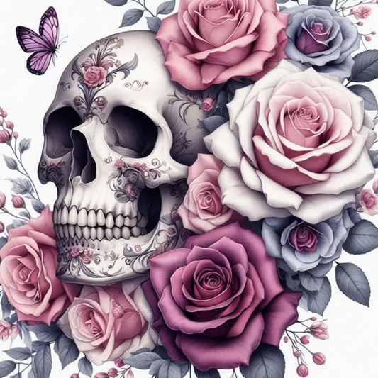 Coverpaper Flower Skull 10er Pack