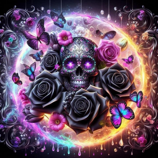 Coverpaper Butterfly Skull 10er Pack