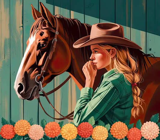 Coverpaper Cowgirl 10er Pack