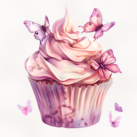 Coverpaper Cupcake Schmetterling 10er Pack