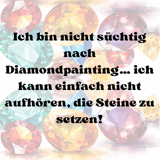 Coverpaper Diamant nicht süchtig 10er Pack