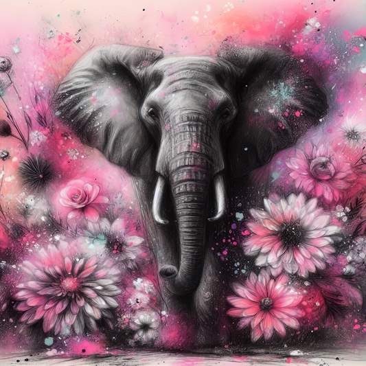 Coverpaper Blumenelefant 10er Pack