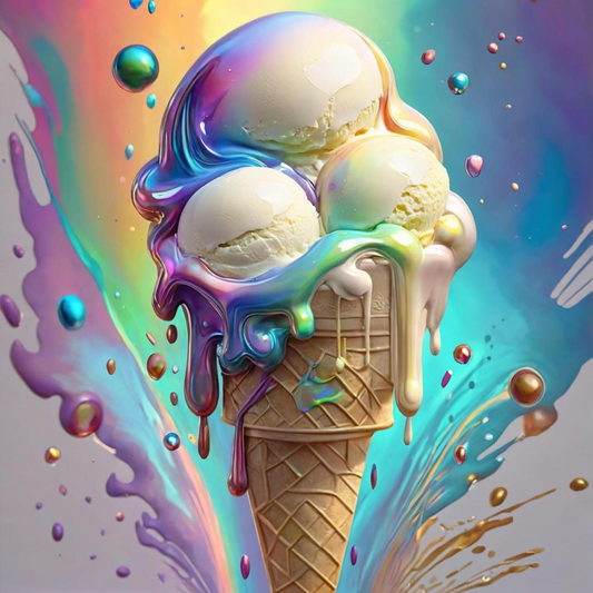 Coverpaper Metallic Ice 10er Pack