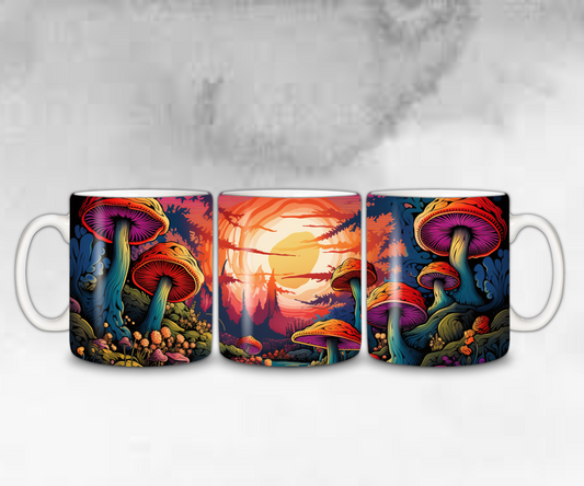 Tasse Pilzwald