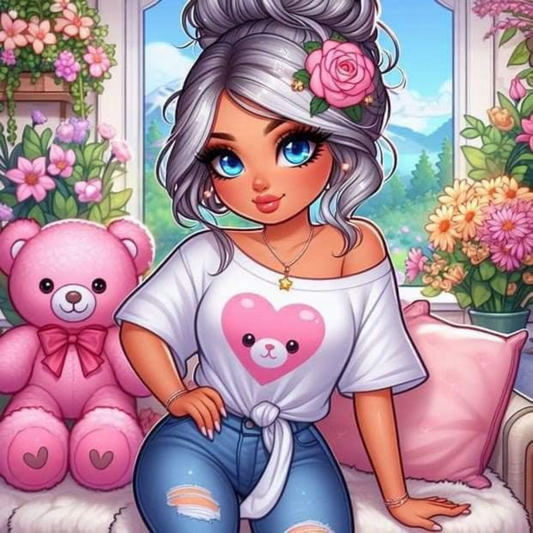 Coverpaper Spring Girl 10er Pack