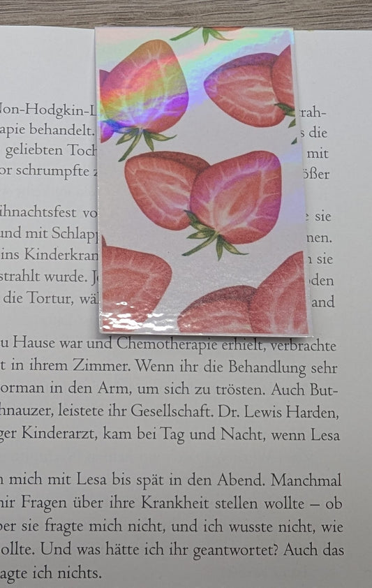 Magnetisches Lesezeichen "Erdbeeren"