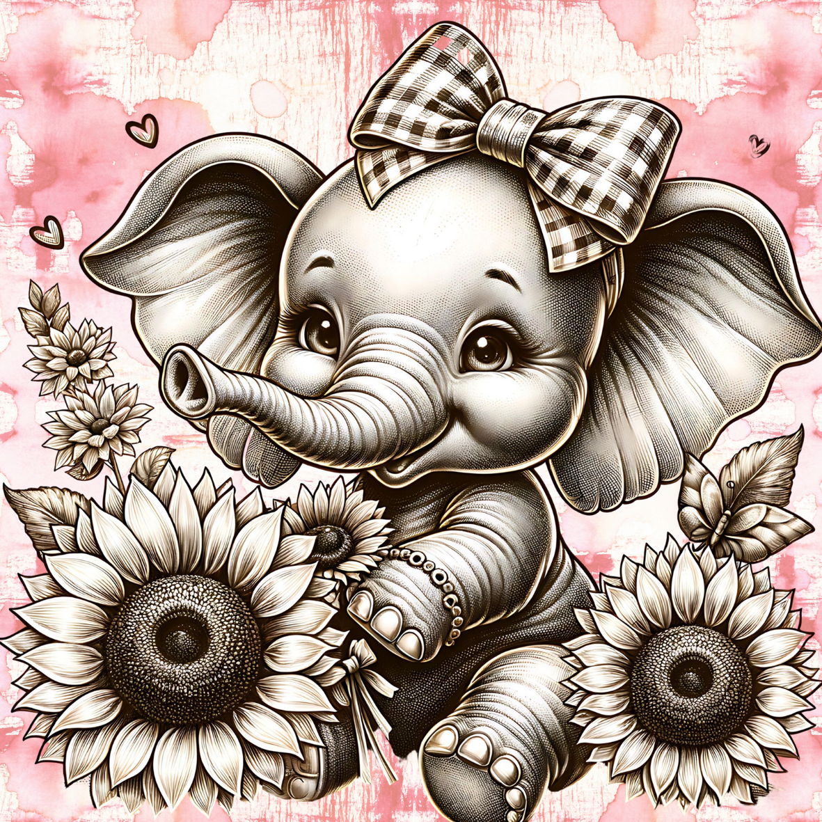 Coverpaper Babyelefant 10er Pack