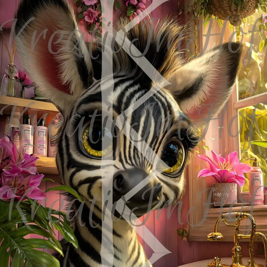 Coverpaper Badezebra 10er Pack