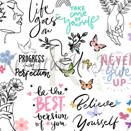 Coverpaper Be Postitiv 10er Pack