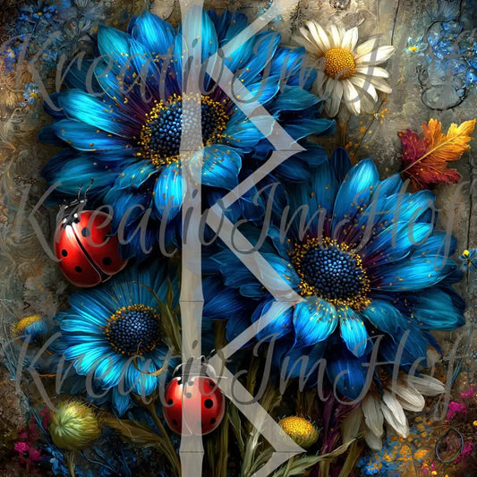 Coverpaper Blauer Käfertraum 10er Pack