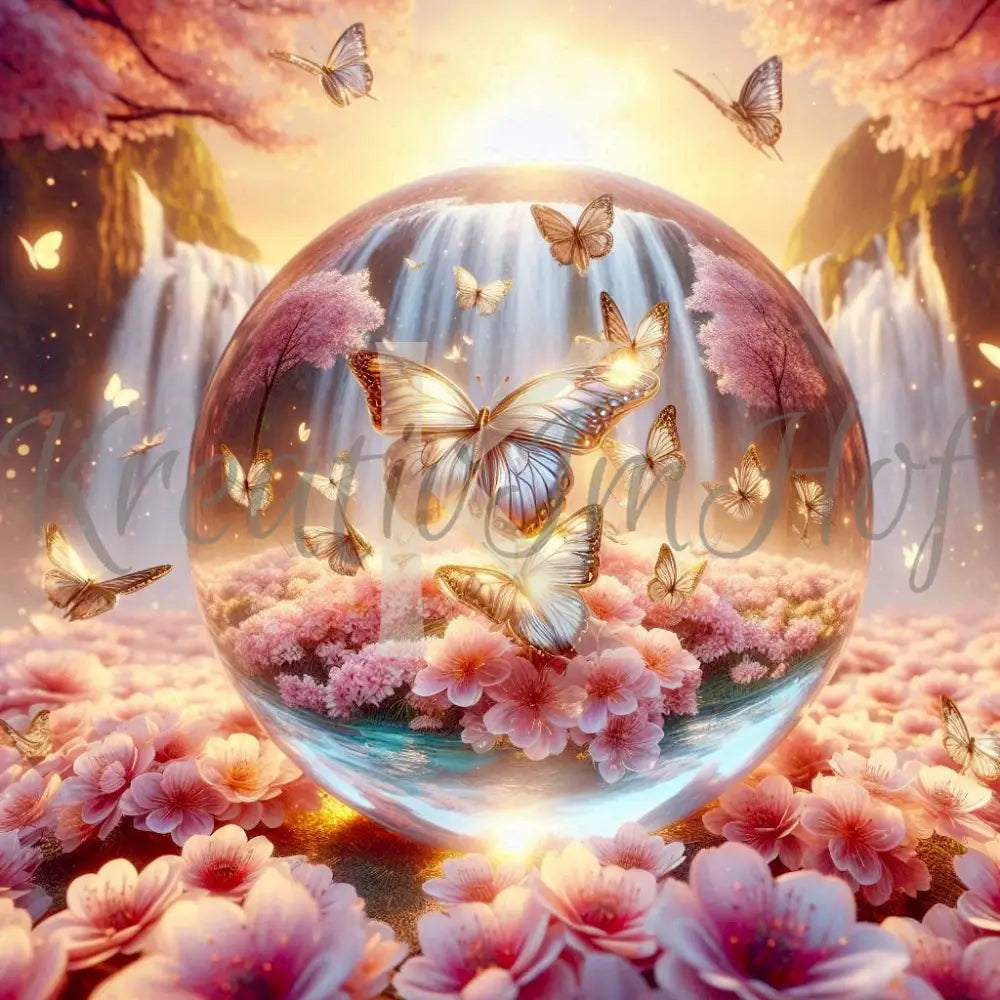 Coverpaper Butterfly Glas 10er Pack