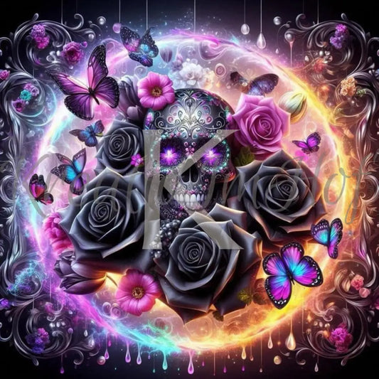 Coverpaper Butterfly Skull 10er Pack