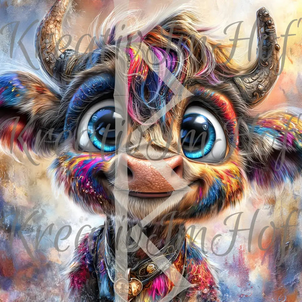 Coverpaper Colorful Cow 10er Pack