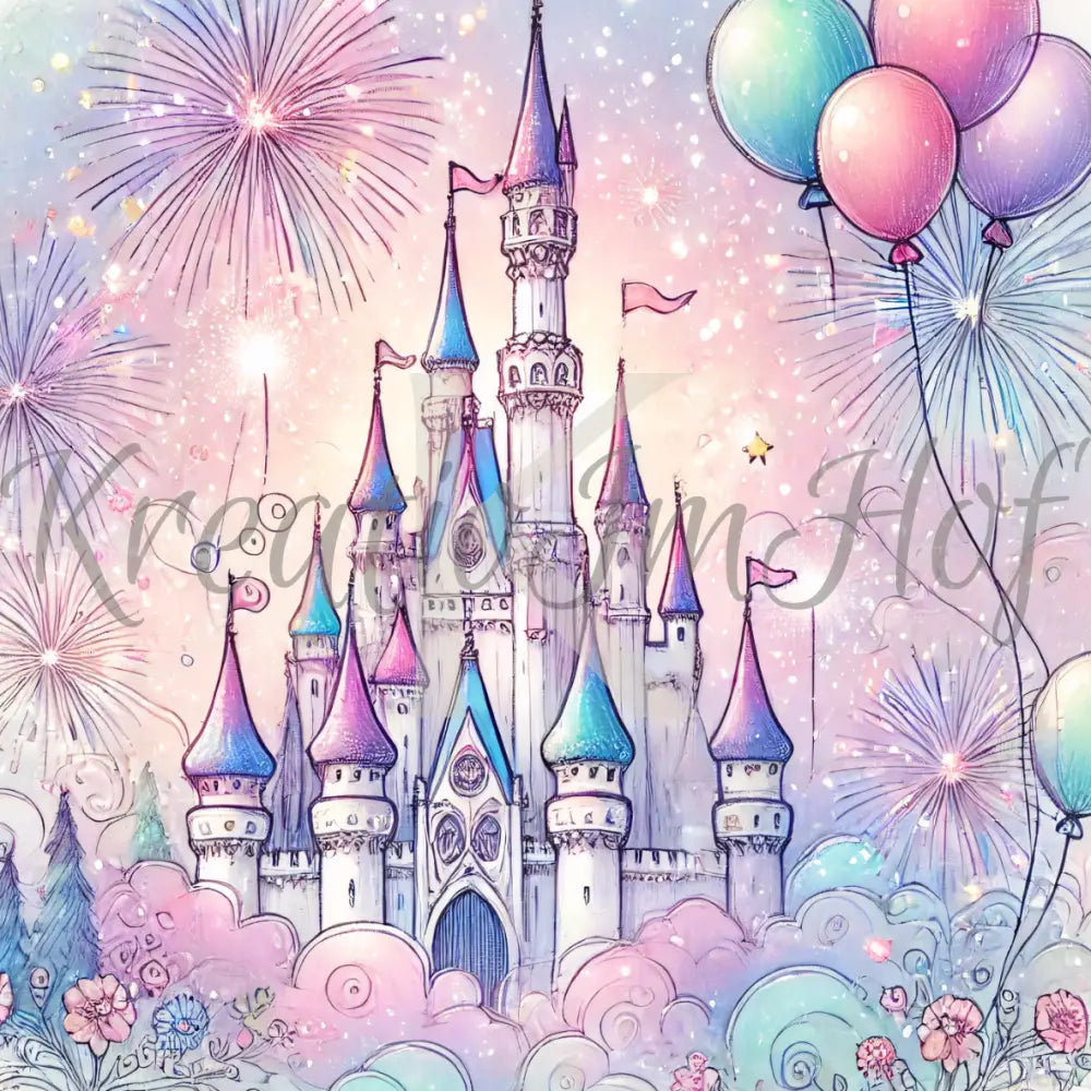 Coverpaper Fairy Castle 10er Pack