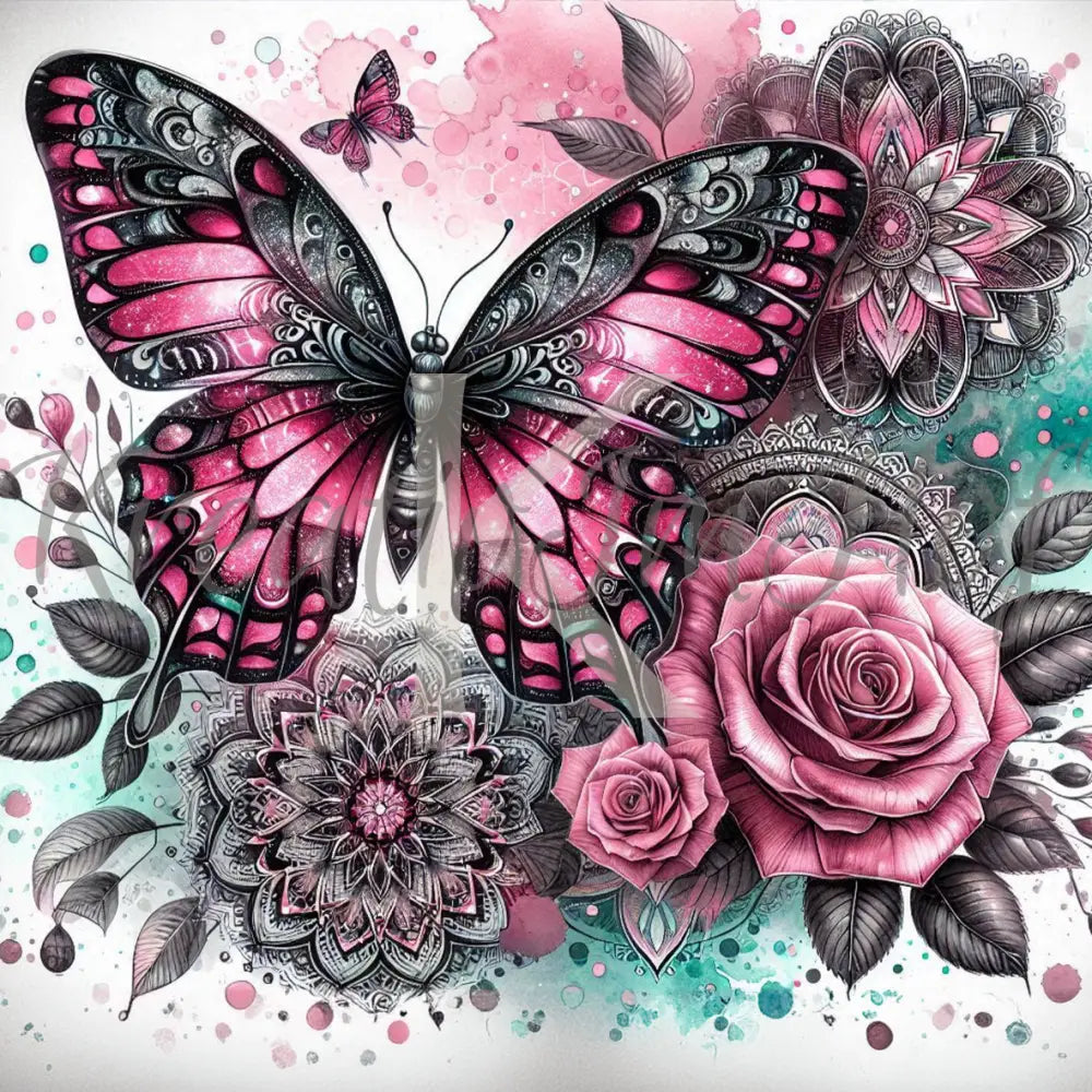 Coverpaper Flower Butterfly 10er Pack