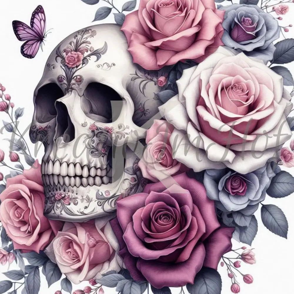 Coverpaper Flower Skull 10er Pack