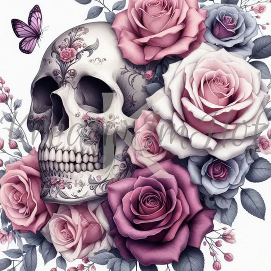 Coverpaper Flower Skull 10er Pack