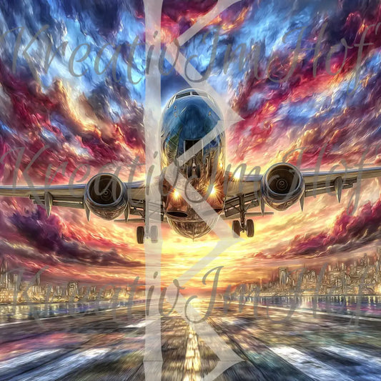 Coverpaper Flugzeugliebe 10er Pack