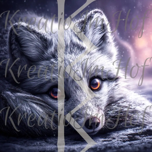 Coverpaper Fuchs in schwarz weiss 10er Pack