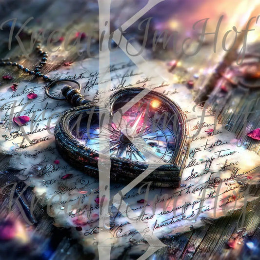 Coverpaper Herzkompass 10er Pack