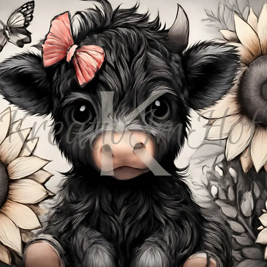 Coverpaper Highland Black&White 10er Pack